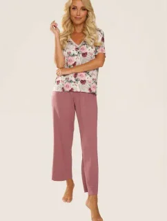 Pyžamo De Lafense 720 Finessa kr/r 3XL-4XL