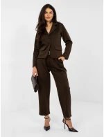 Kalhoty IT SP 10006.76 tmavě hnědé