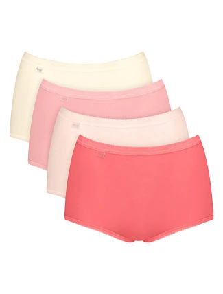 Dámské kalhotky Basic+ Maxi C4P - RED - kombinace červené M006 - SLOGGI