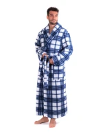 Pánský župan 2132 Ryan kostkovaný - Vestis Pánský župan 2132 Ryan kostkovaný - Vestis