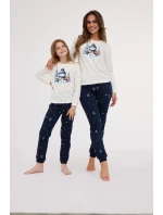 Dívčí pyžamo 977/189 Snowy day - CORNETTE