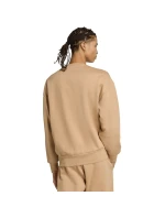 Pánská mikina adidas Essentials Loose Fit 3 Bar Logo béžová JX5668 pánská