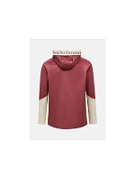 Pánská mikina PEAK PERFORMANCE M Rider Essentials Midlayer Zip Hood, červená