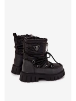 Dětské černé sněhule Adelisse Dětské černé sněhule Adelisse