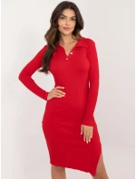 Šaty RV SK 9956.45 červená Šaty RV SK 9956.45 červená