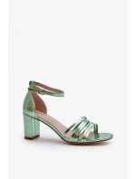 Dámské sandály 24SD98-6768 zelené - Step in style Dámské sandály 24SD98-6768 zelené - Step in style