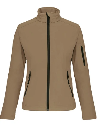 Kariban K 400 Dámská 3-vrstvá softshellová bunda 20.K400 camel Kariban K 400 Dámská 3-vrstvá softshellová bunda 20.K400 camel