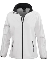 Result R 231F Dámská 2-vrstvá softshell bunda "Printable" 30.231F white/black Result R 231F Dámská 2-vrstvá softshell bunda "Printable" 30.231F white/black