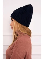Fleecová čepice Sylwia K244 navy blue Fleecová čepice Sylwia K244 navy blue