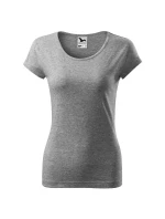 Pure tričko dámské tmavě šedý melír Pure tričko dámské tmavě šedý melír
