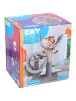 ŠKRABADLO PRO KOČKY SE DVĚMA LŮŽKY 50 CM