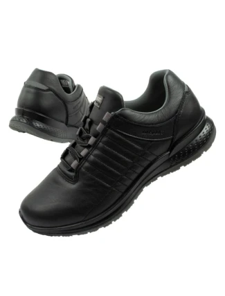 Grisport pánské sportovní boty Nero avon kožené černé pohodlné lehké