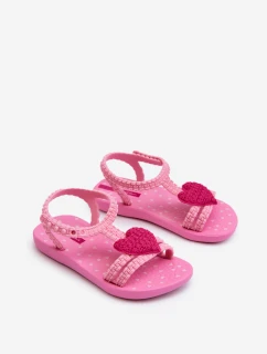Dětské sandálky srdcem 81997 Ipanema My First Baby růžové
