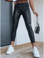 Dámské voskované kalhoty ANELIA black FashionStreet UY1330