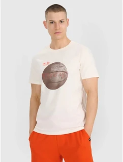 Pánské tričko s potiskem 4F 4FRSS25TTSHM3093-11S pánské