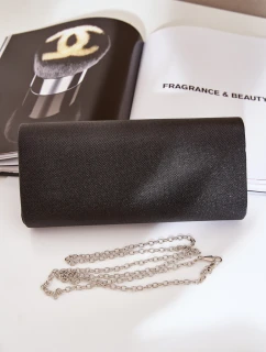 Lesklá Kabelka Na Příležitosti Klapka Černá Sastorea