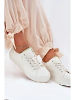 Dámské Tenisky Na Platformě Z Eko Kůže Big Star RR274A295 Bílé