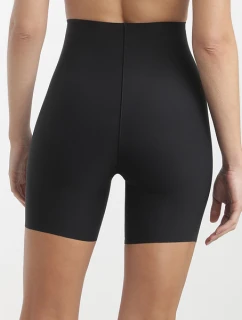 Dámské formující boxerky s vysokým pasem DIM MID WAIST PANTY - 69% POLYAMID, 31% ELASTAN - černá