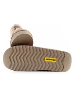 D.Franklin snow boots ladies winter fashion fur insulated brown high dámské