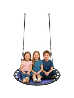 ZAHRADNÍ HOUPAČKA ČAPÍ HNÍZDO 120CM MODRÁ