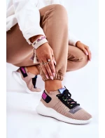 Dámská sportovní obuv nazouvací béžove Klayra