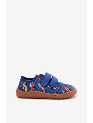 Dětské bačkůrky Barefoot Vesmírná loď Froddo Canvas G1700440-5 Modré Dětské bačkůrky Barefoot Vesmírná loď Froddo Canvas G1700440-5 Modré