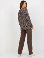 Halenka D73771M11081A černá a béžová Halenka D73771M11081A černá a béžová