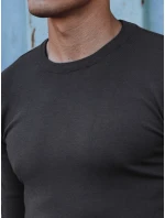 Pánský klasický tmavě šedý svetr FashionStreet WX2225