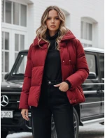 Dámská prošívaná zimní bunda LARO bordó FashionStreet TY4957