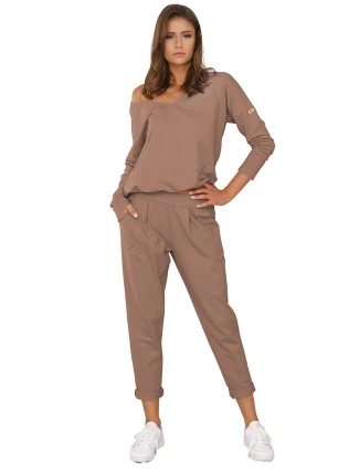 Italská móda Karina long r. long sp. barva:camel