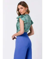 S344 Halenka s nařasenými rukávy - model 1