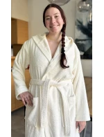 Dámský župan dlouhý s kapucí Pláž Dámský župan dlouhý s kapucí Pláž