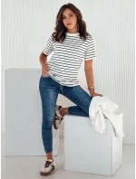 Dámské pruhované tričko RILANT navy blue FashionStreet RY2564