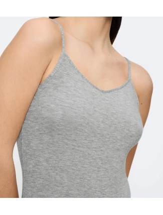 Beauty Layers Spaghetti Top Wool - GRAY - TRIUMPH GRAY - TRIUMPH