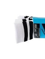Skechers, 3ks pánské ponožky PF PBall Crew S01373HP-WBK, bílé, velikosti 41–46