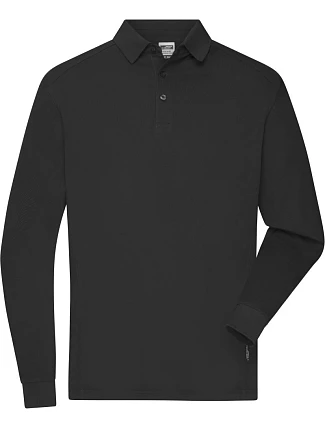 Daiber JN 1842 Pánské pracovní piqué polo s dlouhým rukávem 02.1842 black Daiber JN 1842 Pánské pracovní piqué polo s dlouhým rukávem 02.1842 black