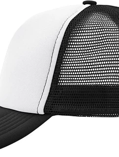 Daiber MB 70 5 panelová polyesterová síťovaná kšiltovka 03.0070 white/black