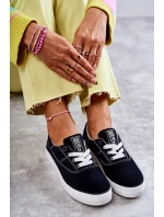 Dámské látkové tenisky Big Star KK274019 Černá