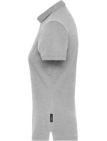 Daiber JN 1805 Dámské pracovní elastické bio polo - Solid 02.1805 grey heather