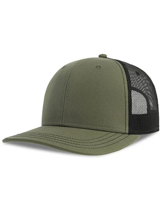 Atlantis Headwear Sonic-S 6 panelová Trucker kšiltovka 33.0259 olive/black Atlantis Headwear Sonic-S 6 panelová Trucker kšiltovka 33.0259 olive/black
