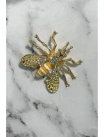 Brož včela A-2-21-9 bílý Brož včela A-2-21-9 bílý