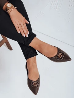 FashionStreet hnědé dámské baleríny ZY1061