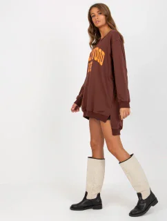 Mikina VI BL 3102.01P hnědo-oranžová