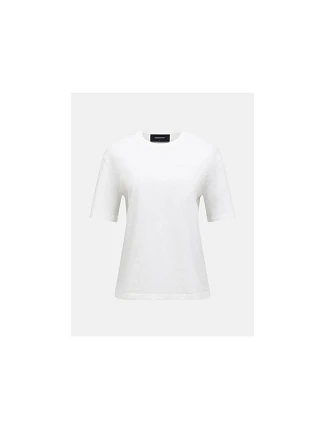 Tričko PEAK PERFORMANCE W Graphic Tee, bílé Tričko PEAK PERFORMANCE W Graphic Tee, bílé