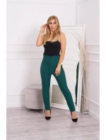 Tmavě zelené kalhoty na míru