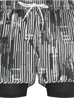 Pánské kraťasy KM0KM00244-021 černobílá - Calvin Klein