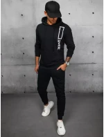 FashionStreet černá pánská tepláková souprava AX0683