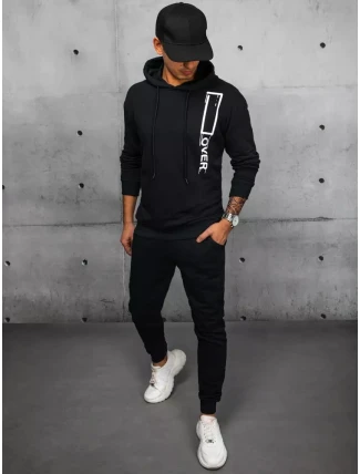 FashionStreet černá pánská tepláková souprava AX0683