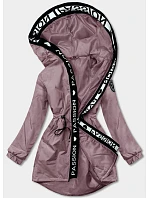 Dámská oversize parka růžová (B8080) Dámská oversize parka růžová (B8080)