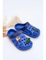 Dětské pěnové lehké sandály Crocs Modre Sweets